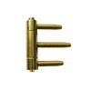 3-piece drill hinge with pin lock, 20 mm, galvanised steel/yellow, 1 piece (yellow)