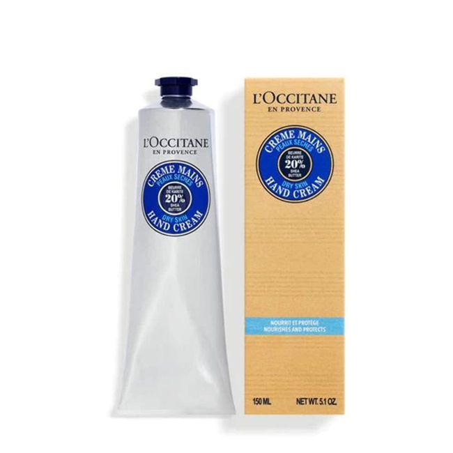 L'OCCITANE Shea Butter Hand Cream 150ml, Luxury Hand Care, 20% Fair Trade, Dry to Very Dry Hands, Nourishing,Vegan Formula