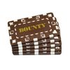 MRC 5 Pcs Rectangular Poker Chips Plaques Bounty Brown