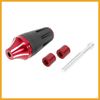 Partuto 2pcs Red Motorcycle Universal Frame Slider Crash Protector M8 Replacement
