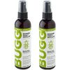 Buggins Natural Insect Repellent, DEET-Free, Repels Gnats & Flies, Plant Based, Vanilla Mint & Rose Scent, 4-oz (2 Pack)