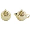 Mara Ceramic Stoneware Suns Small Creamer and Sugar Set