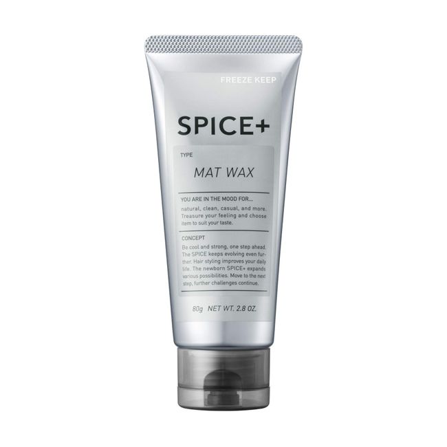 SPICE+ Matte Wax Hair Wax, Green Apple Scent, 80g (x1)