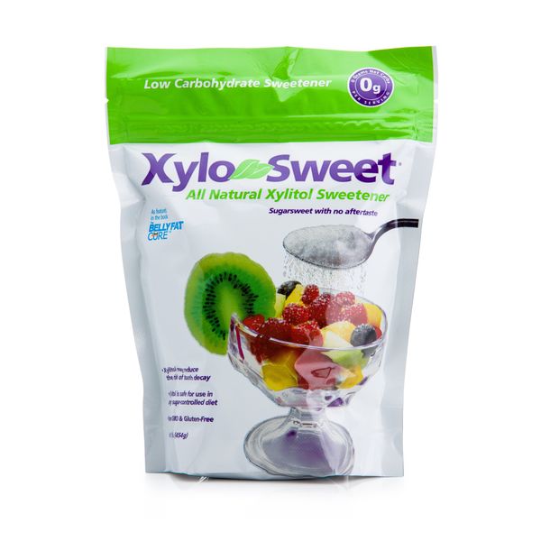 Xlear XyloSweet Non-GMO Xylitol Sweetener - Natural Sweetener Sugar Substitute, Granules, 1 Pound Bag (Pack of 1)