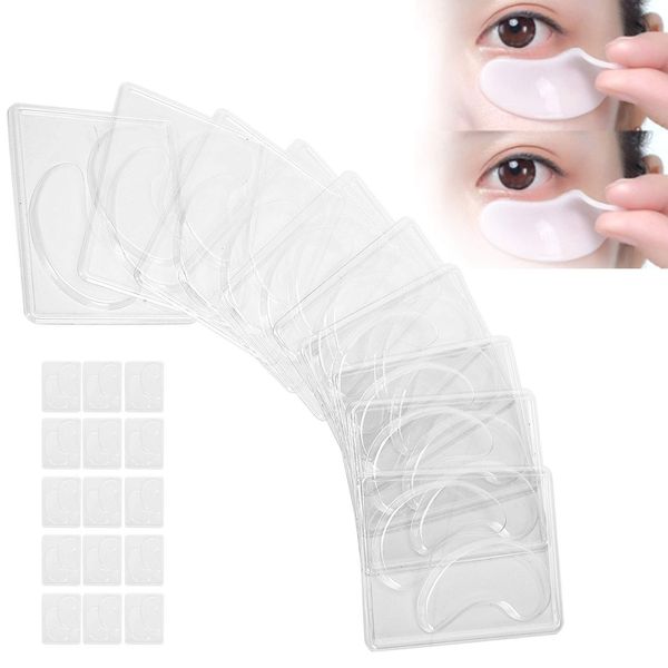 Augenmaskenform für Maskenmaschine, 25 Stück Transparente DIY Augenmaskenform Tragbare Wiederverwendbare Augenmaske Patch Tray Plate Set