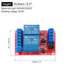 sourcing map 4 Pcs DC 5V 2 Channel Relay Module Switch Boards Shield 10A High or Low Level Trigger for Electronics Industrial Home Automation