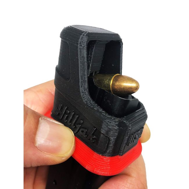 Hilljak Magazine Speed Loader Compatible with Sig Sauer P365 Double-Stack 9mm - Red Stripe