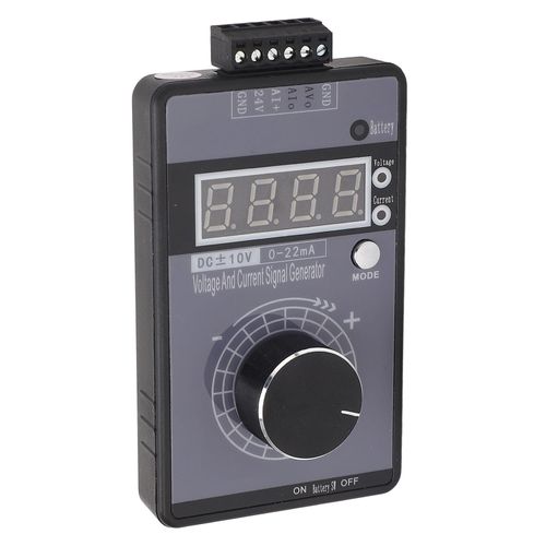 Voltage Current Generator Handheld Calibrator ±10V Adjustable, Calibrated Accuracy Circuit Tracers Analyzers