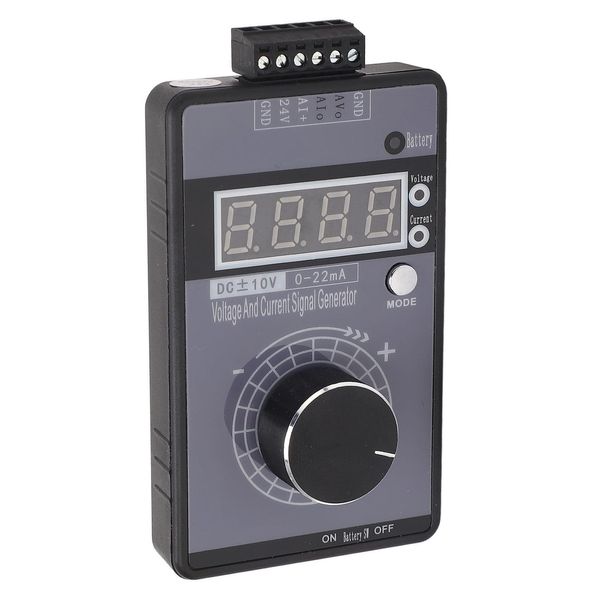 Voltage Current Generator Handheld Calibrator ±10V Adjustable, Calibrated Accuracy Circuit Tracers Analyzers