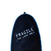 Circle One | Surfboard Bag 6ft 6inch Long | Thick Padded Durable Foam Padding | Handle and Shoulder Strap | Red