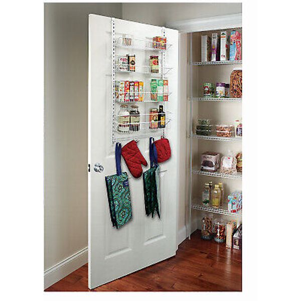 ClosetMaid 11232 Wall & Door Rack, 4-Tier, Adjustable - Quantity 1