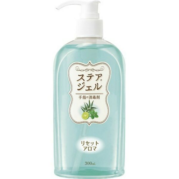 Kawamoto Sangyo Stir Gel Reset Aroma Mint 300ml Softly scented hand sanitizer (4987601535024) *Packaging may change