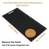 Kylebooker Fish Cleaning Mat & Board Waterproof for Camping Non-Slip+Rollable