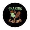Sharing Is Caring Ice Cream Maker PopSockets Swappable PopGrip