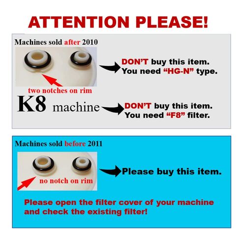 IonHiTech Replacement Filter Compatible with HG type Water Ionizers + Cleaning Cartridge (Not Compatible with HG-N Models)