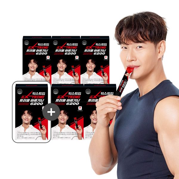 [5+1] Extreme Kim Jong Kook Triple Arginine 6200 90 packets (3 month supply)