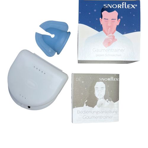 Snorflex Gaumfit Snoring Palate Trainer Only 30 Minutes Daily Training, Minimises Snoring Noise, Made in Germany