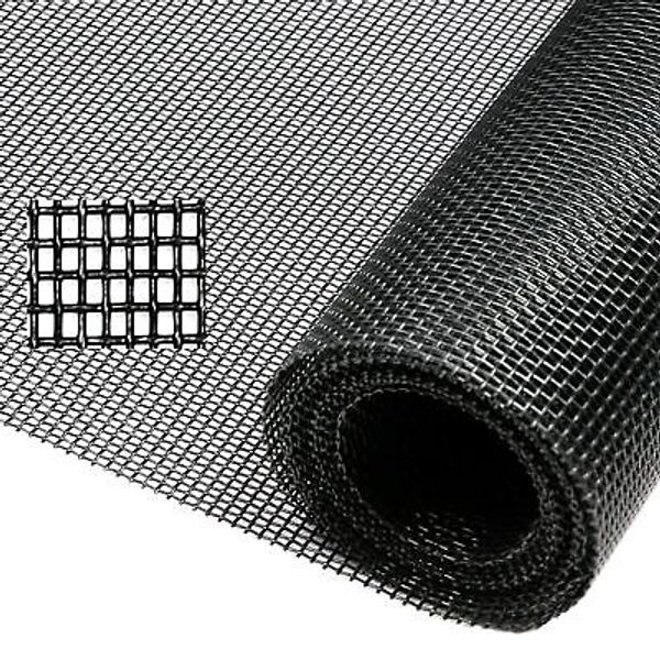 Pet Proof Window Screen Replacement 39 X 100" Upgraded Thicken Charcoal Fibergl