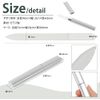 Amazing Harmony Nail File Glass with Case Nail Care Double Sided Type Nail File Nail Buffer Nail Polish (Green)