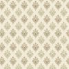 MyTinyWorld Dolls House Miniature Chocolate Heraldic Diamond Wallpaper