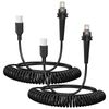 3M New Datalogic CAB-550 Coiled 3M Type A USB to RJ45 Barcode Scanner Cable