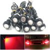 Red LED 12V Eagle Eye Brake Running Tail Signal Light Universal For Motorcycle