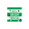 Let's ShamROCK 聖パトリックの日 飲料ナプキン 16枚