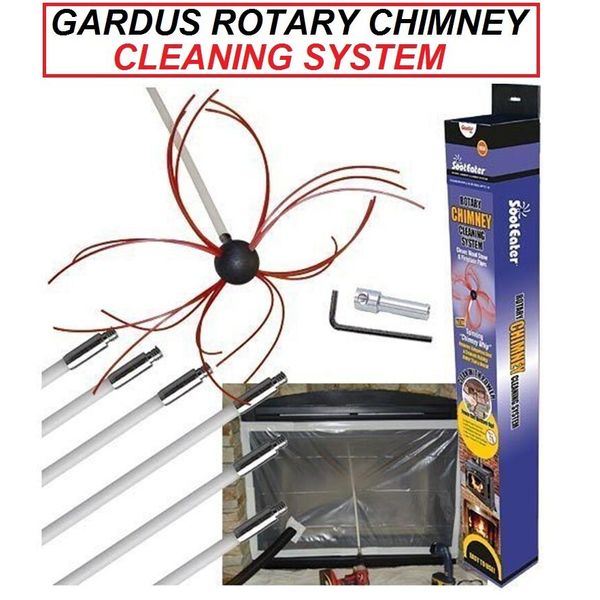 GARDUS SootEater Rotary Chimney Cleaning System #RCH205 BRAND NEW!