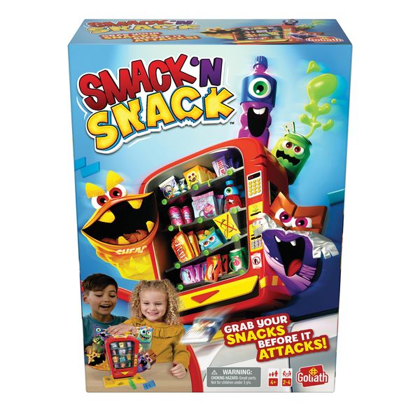 Goliath Smack 'N Snack Game - Collect Snacks from Vending Machine Before Monsters Attack! - Ages 4 and Up, 2-4 Players