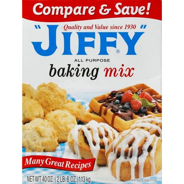 Jiffy All Purpose Baking Mix, 40 oz (Pack of 1)