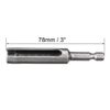 sourcing map 8mm Nut Driver, 1/4" Quick-Change Hex Shank Slotted Drill Bit Socket Wrench Tool, 3 Inch Length