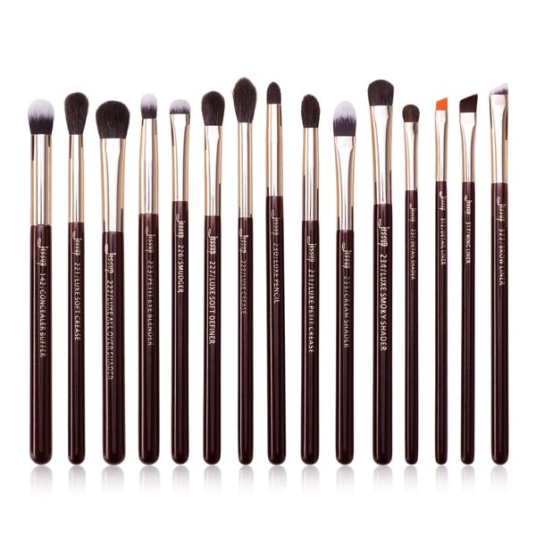 Jessup 15Pcs Professional Makeup Brushes Make up Brush Set Cosmetics Tools (T284)