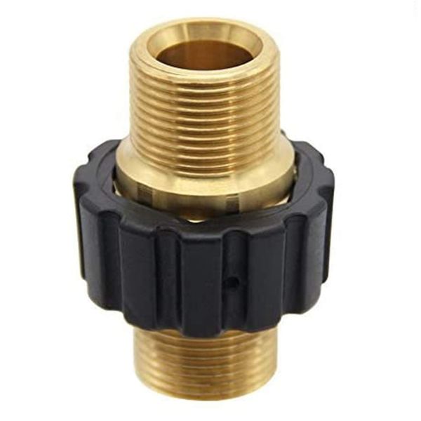 Twinkle Star Pressure Washer Hose Quick Connector, M22 Metric Male Thread Fitting, TWIS375