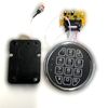 Stack on 14 Gun Safe Lock Replacement with Swing Bolt Fireproof Chrome Keypad
