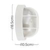 LyvEco 965W Bulkhead, IP44, White, Round