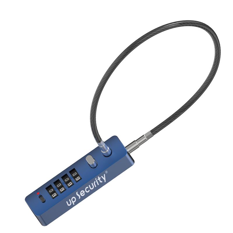 UP Security Combination Lock Keyless Cable Padlock with Steel Wire Rope ...