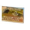 (MP105) Personalised Royal Arch & Masonic Crest (no G) Logos Case Name Plate