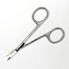 Solingen Axion (Axion) Stainless Steel Long Handle Eyebrow Scissors/Prep luxury Smoke Finish # slg009191fba