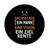 Dachdecker-Beruf: Dachdecker Ein Mann Eine Vis... Dachdecker PopSockets mit austauschbarem PopGrip