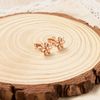 Philip Jones Rose Gold Plated Daisy Earrings