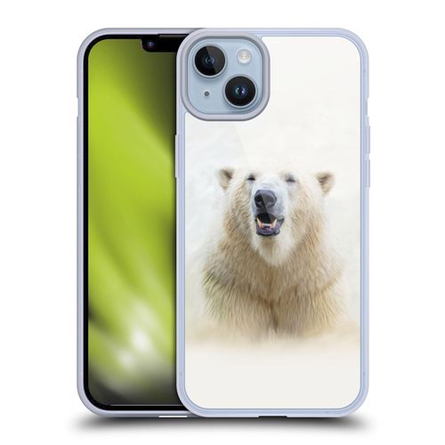 Head Case Designs Officially Licensed Simone Gatterwe Polar Ear Wildlife Gel Case [Military Grade Protection] Compatible with Apple iPhone 14 Plus