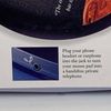 Sharper Image Mouse Pad Telephone Calculator Speakerphone LCD Screen and Clock