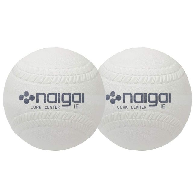 NAIGAI Softball No. 2 Certified Ball Set of 2 Balls