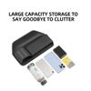 Car Seat Gap Organizer Auto Console Right Side Pocket Storage Box PU Leather