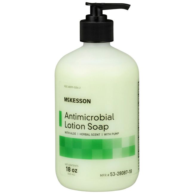 McKesson Lotion Antimicrobial Soap Scented 18 oz. 12 Ct