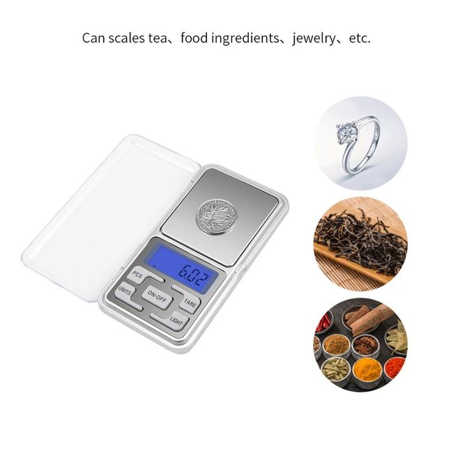 Digital Scale 500g/0.01g Portable Pocket Mini LCD Balance Weight Scale