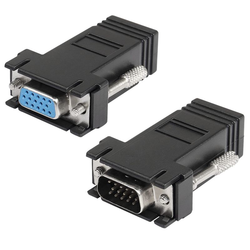 GELRHONR VGA Extender Over Ethernet Adapter, VGA to RJ45 Signal ...