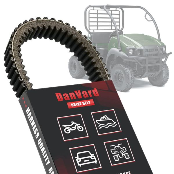 DanVard Drive Belt Compatible with Kawasaki KAF400 Mule 600 610 SX 4x4 SE KAF400 2005-2019 Replacement 59011-0011 590110011