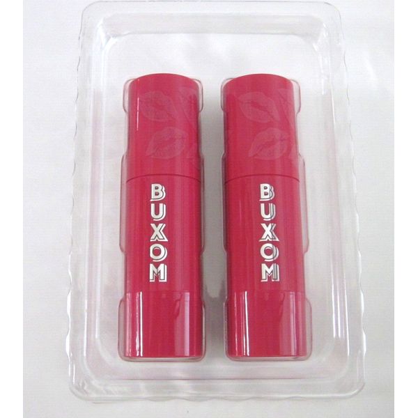 BUXOM Power-Full DRAGON FRUIT Lip Scrub Full Size Duo $40 * New & NO BOX *