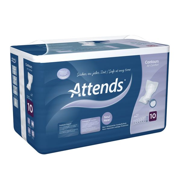 ATTENDS Contours Air Comfort 10 4 x 21 Pieces